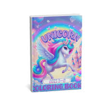 Unicorn Coloring Book for Kids Ages 3-8